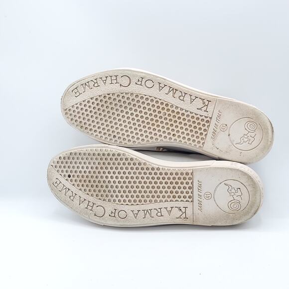 Karma Of Charme Naïf Hand Painted Leather Low Top Women's size 10.5 - Picture 5 of 9